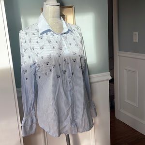 Cabi cotton floral shirt
